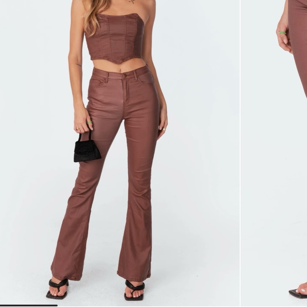 Edikted Leather Pants